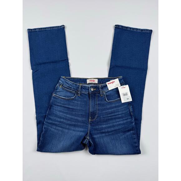 Wrangler High Rise Bold Boot Jeans – Dark Blue, Size 2/26x32, New - Picture 1 of 9
